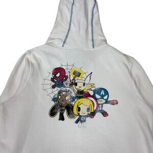 Tokidoki X Marvel Superheroes Full Zip Hoodie Women's XL Avengers